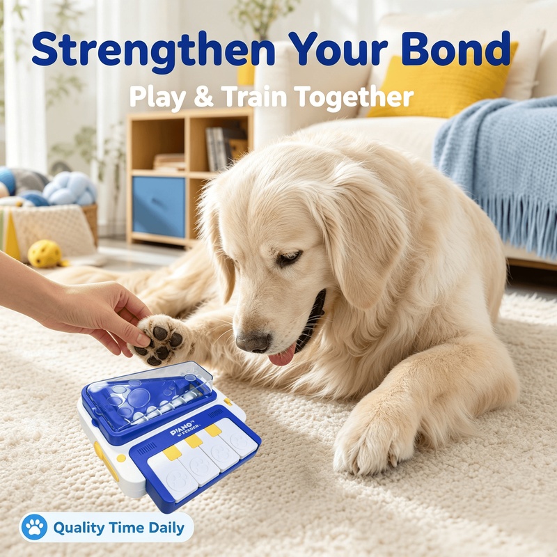 Dog Puzzle Feeder Toy - Jouet interactif pour chien avec distributeur