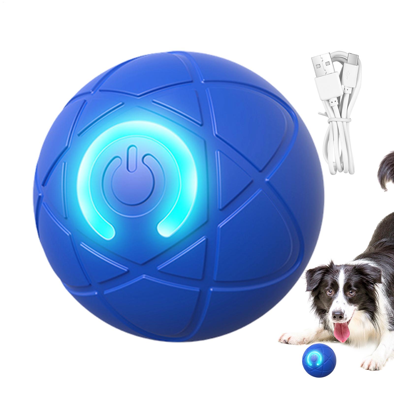Automatic Moving Dog Ball - Jouets interactifs intelligents pour chiens agressifs,