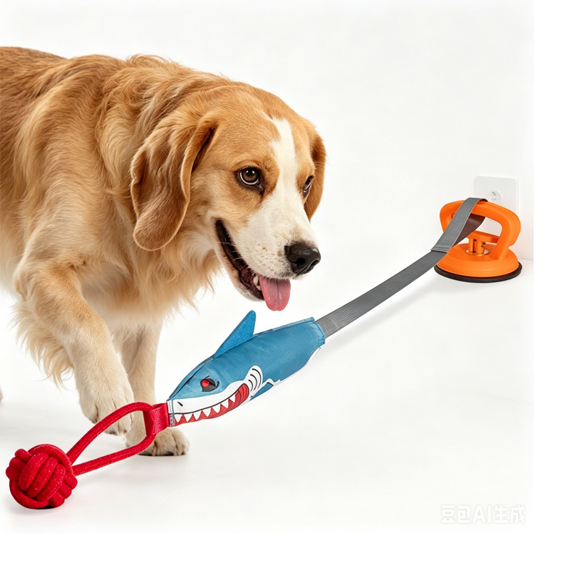 Suction Cup Dog Tug Toy - Jouet à tirer pour chien à