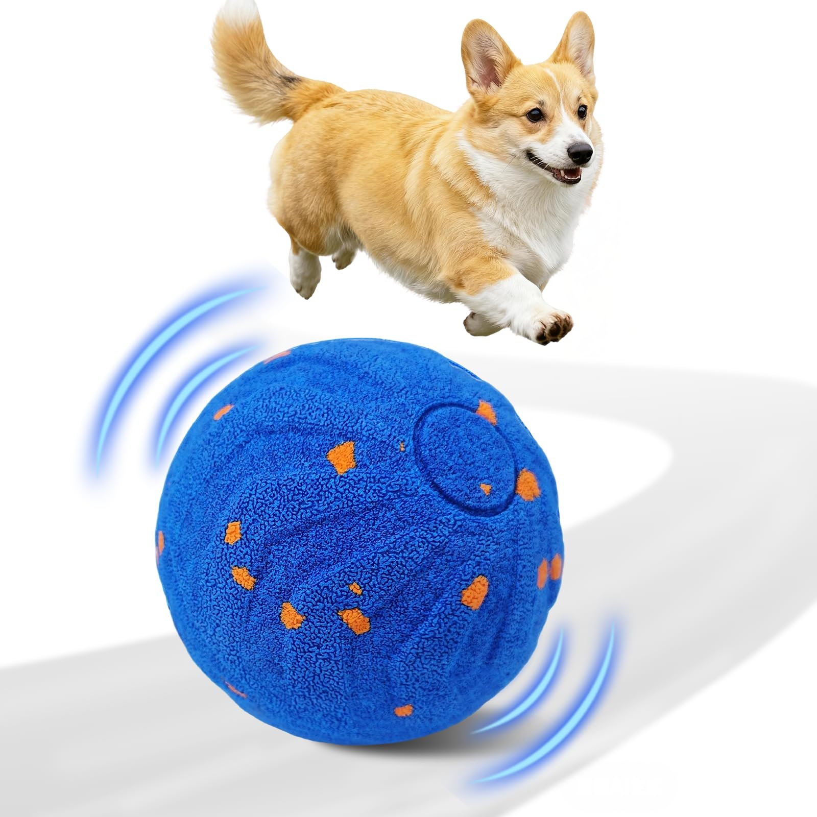 Automatic Moving Dog Ball - Balle interactive pour chien, jouets interactifs