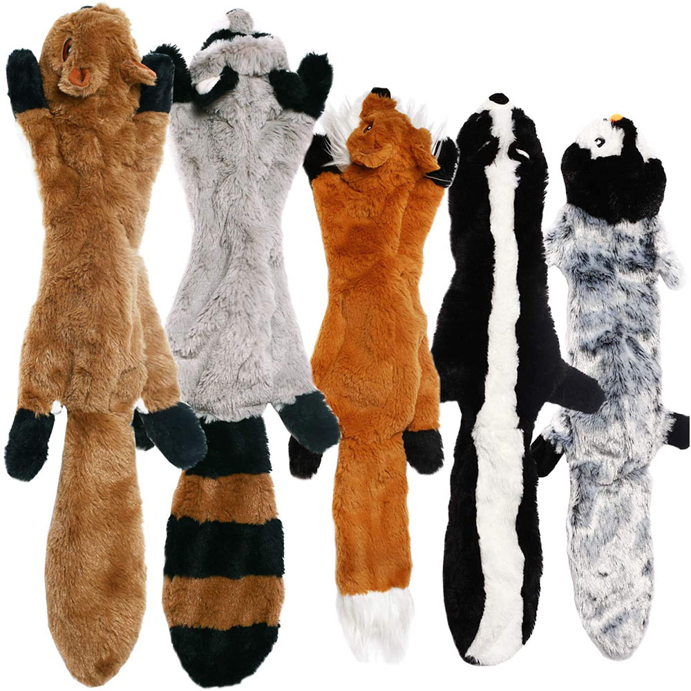 Indestructible Dog Chew Toy - Jouet Animal simulé drôle pour chien,