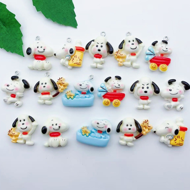 Dog Toys - Pendentif chien en résine, 12 pièces,