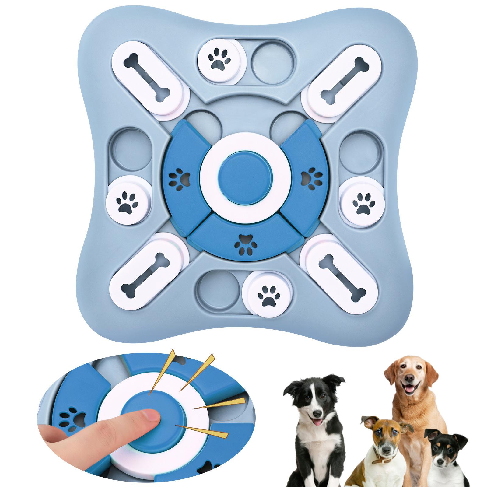 Dog Puzzle Feeder Toy - Jouets pour chiens mangeoire lente interactive