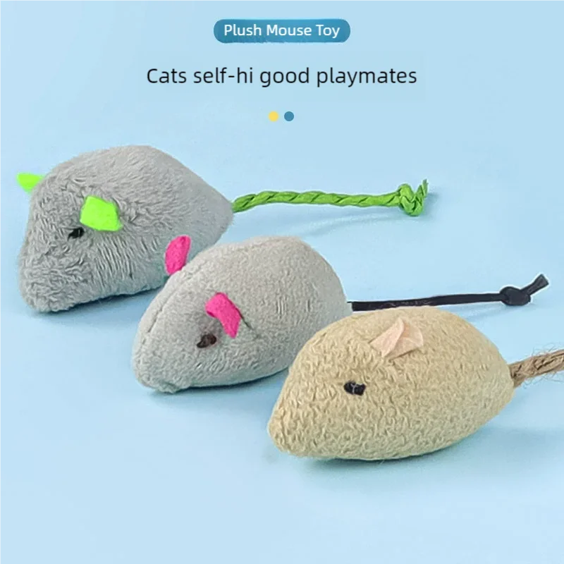 Jouet pour chat : Souris en pe - Catnip Interactive Plush Mouse avis et prix