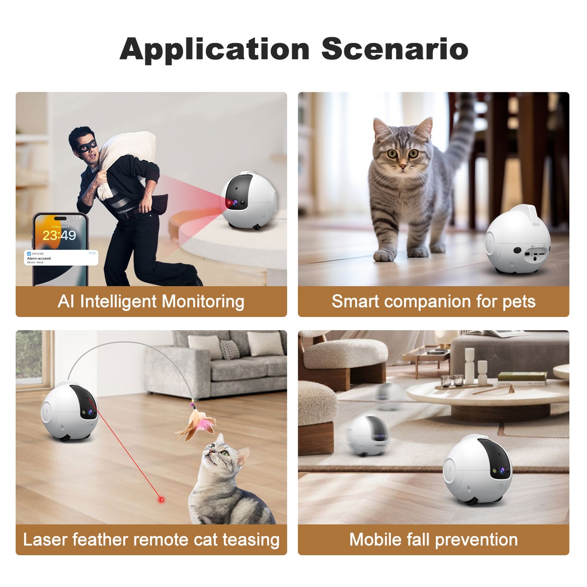Caméra robot pour animaux de c - Dog Toys avis et prix